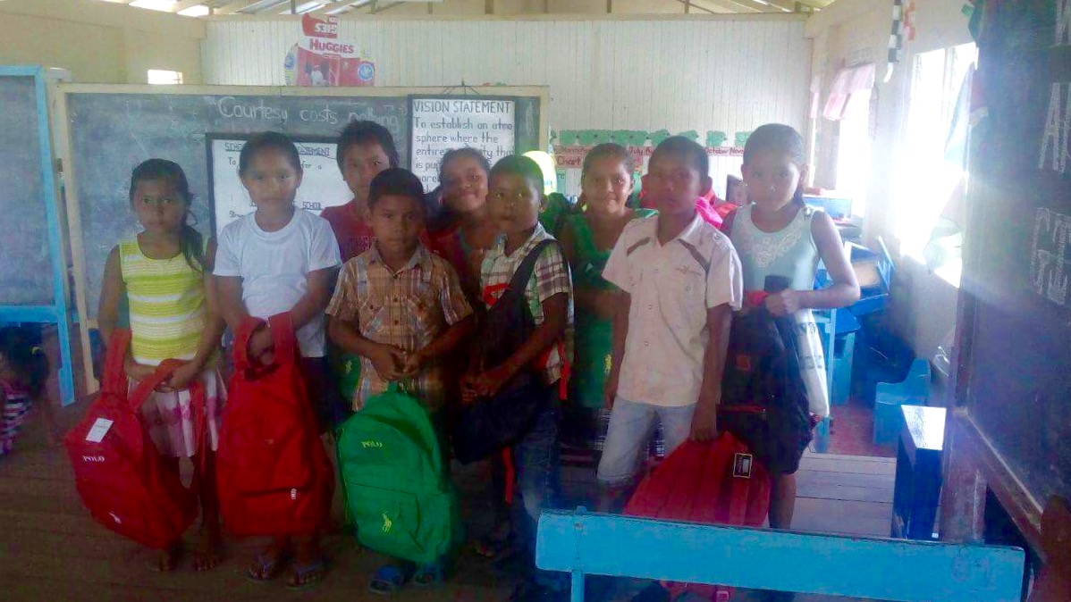 Pupils of the Haimacabra Primary School